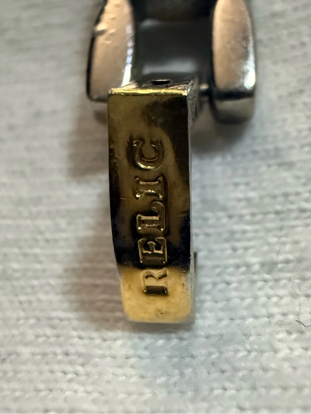 Vintage Relic by Fossil Folio Women's Two-Tone Chain Link Watch ZR33198 — As Is